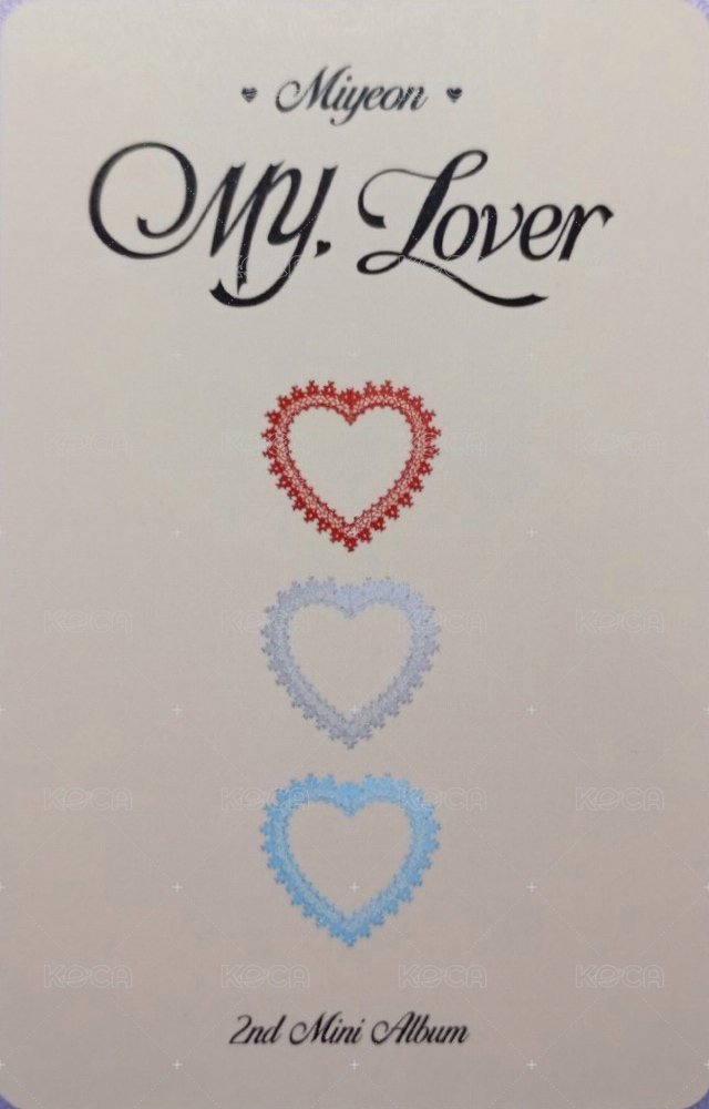 迷二快閃店 小卡set 周邊卡  背面