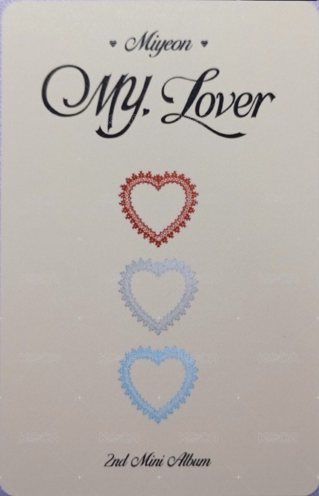 迷二快閃店 小卡set 周邊卡  背面