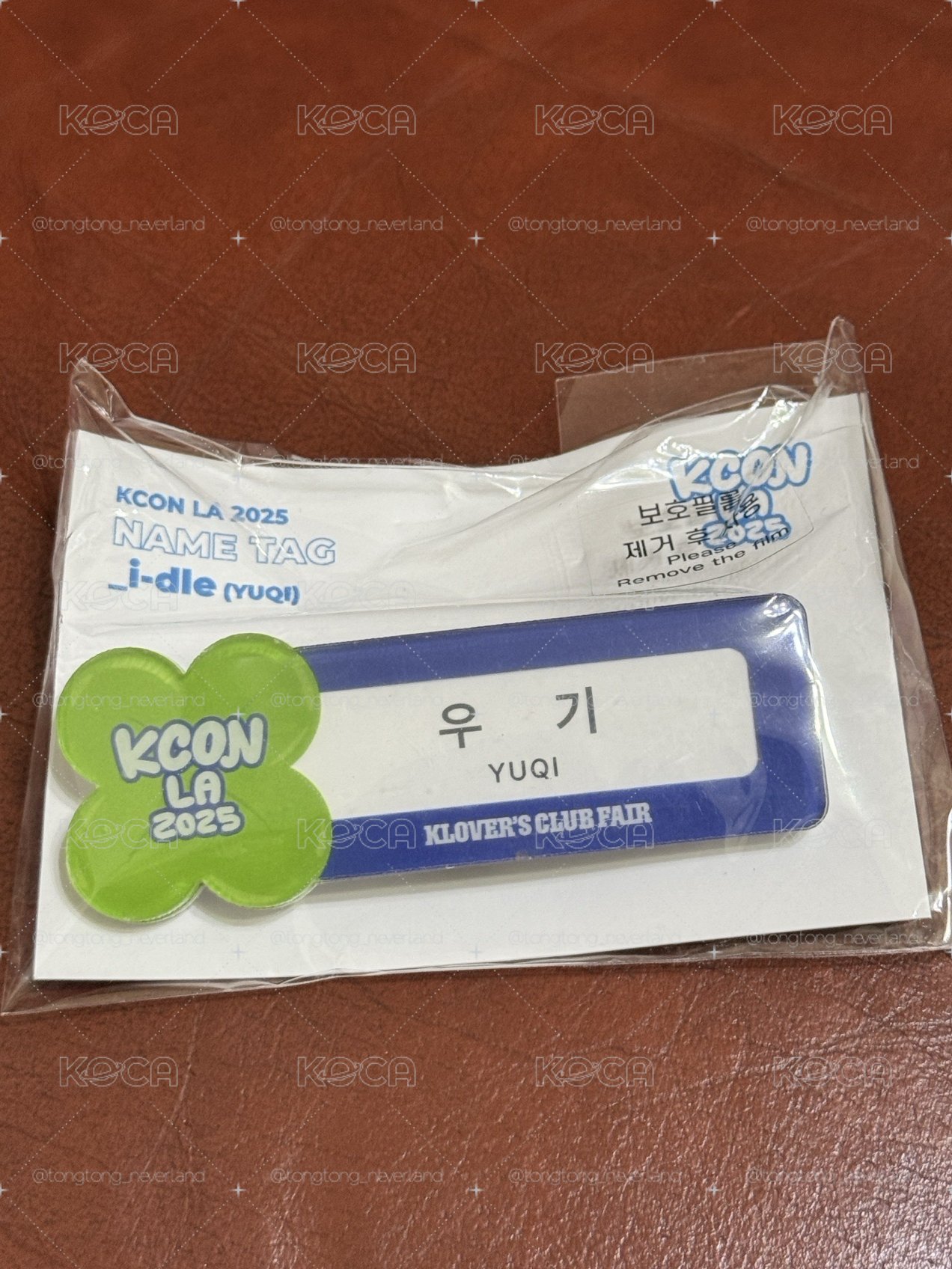 i-dle KCON LA 雨琦名牌未拆