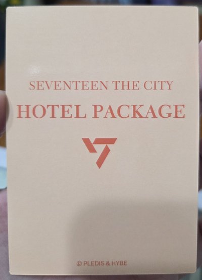 SEVENTEEN MINGYU 奎 DREAM 入場卡 / 場限卡 THE CITY HOTEL PACKAGE