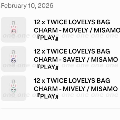 已下單 PLAY JYP JAPAN 吊娃 lovely bag charm 吊飾 MISAMO 兔娃
