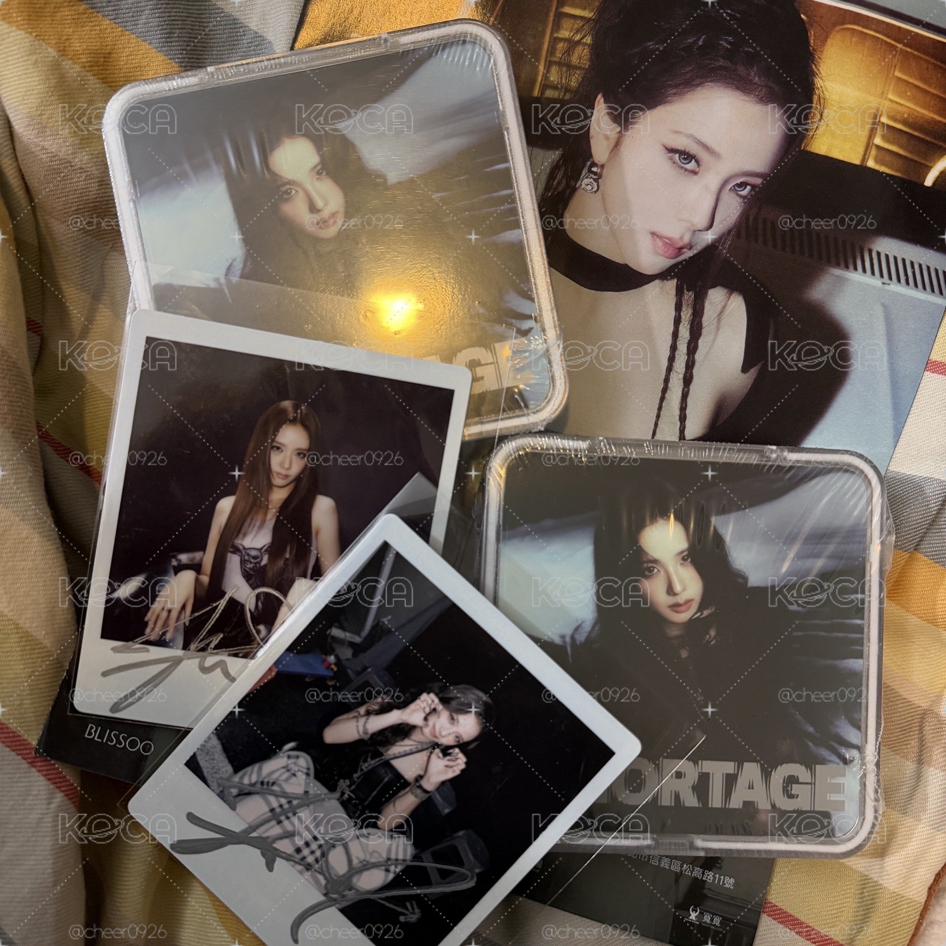 JISOO AMORTAGE A or B版親簽+KIT智能專