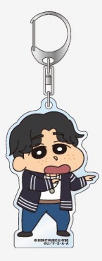 蠟筆小新聯名 鑰匙圈吊飾 