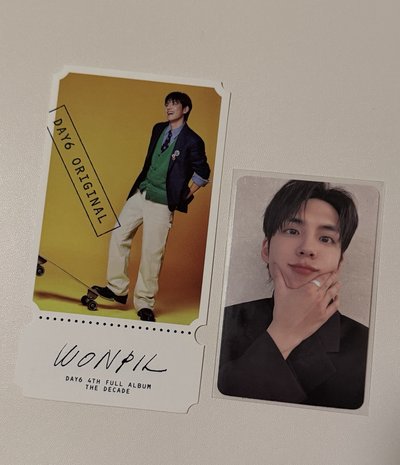 The DECADE 專輯小卡 票卡 明信片 海報