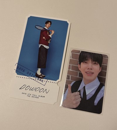 The DECADE 專輯小卡 票卡 明信片 海報