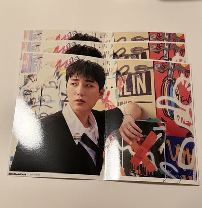 The DECADE 專輯小卡 票卡 明信片 海報