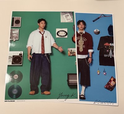 The DECADE 專輯小卡 票卡 明信片 海報