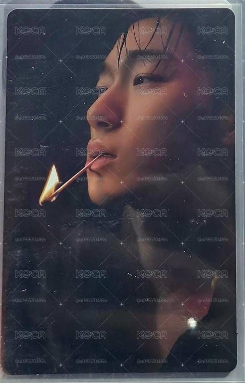 性感咬火柴傘