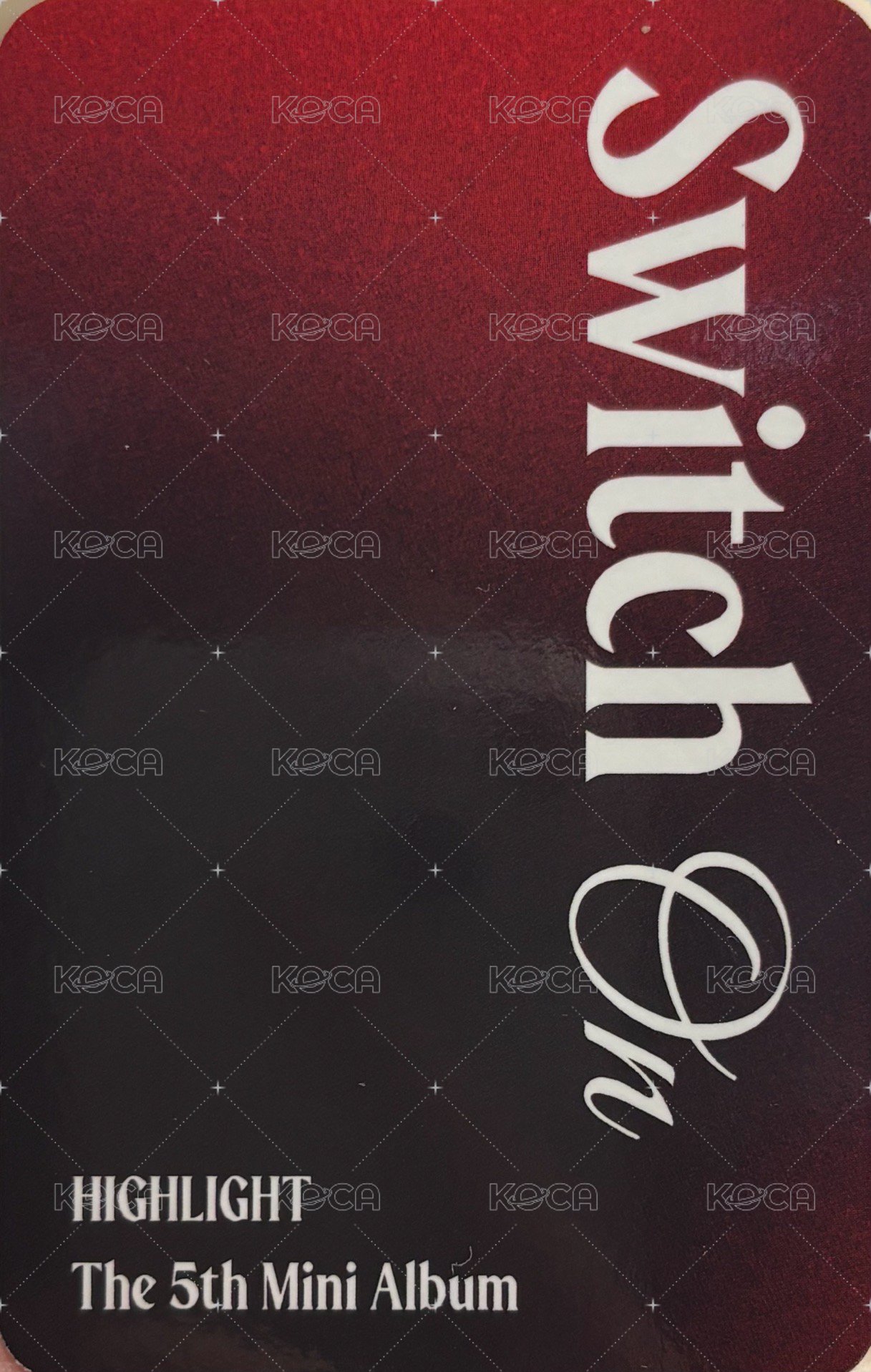 迷5 Party Tonight Ver.電子專 專輯卡  背面