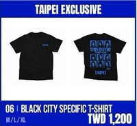 六巡 T恤 黑色 台北城市限定 T-SHIRT 