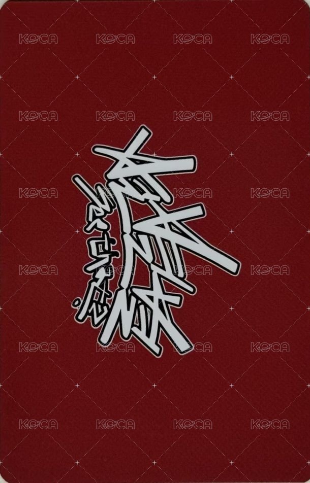 STICK OUT 愛豆驛站 快閃 周邊卡 行李吊牌卡 背面