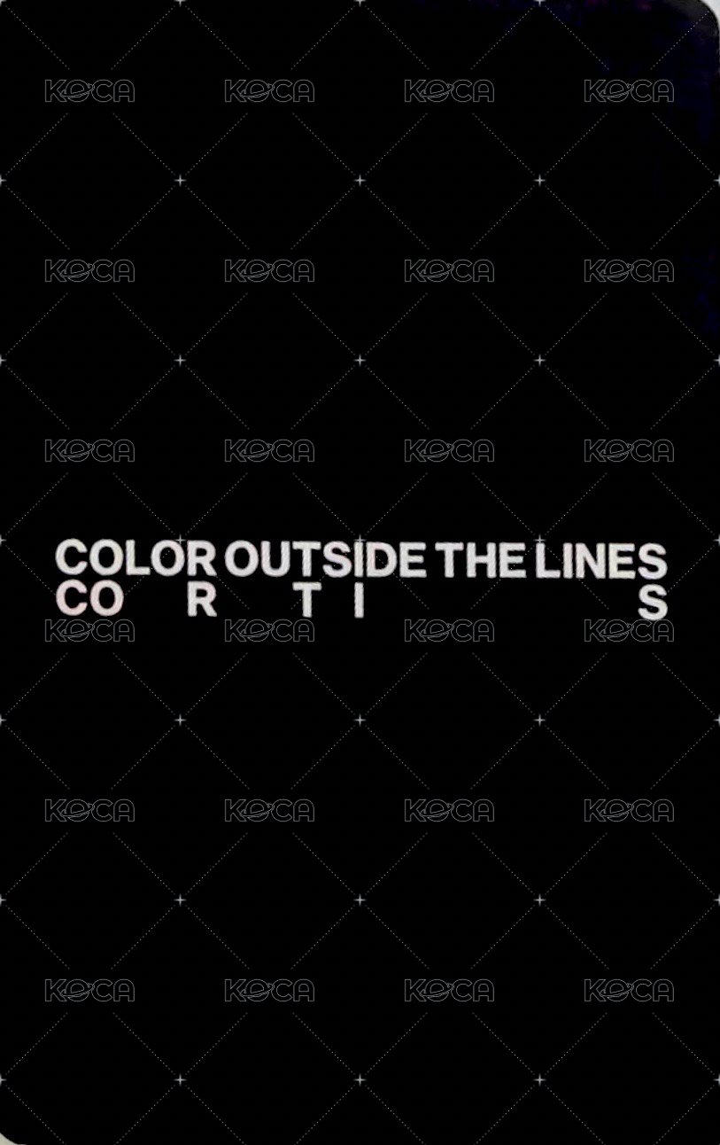 迷一 yzy 2.0 簽售卡  背面