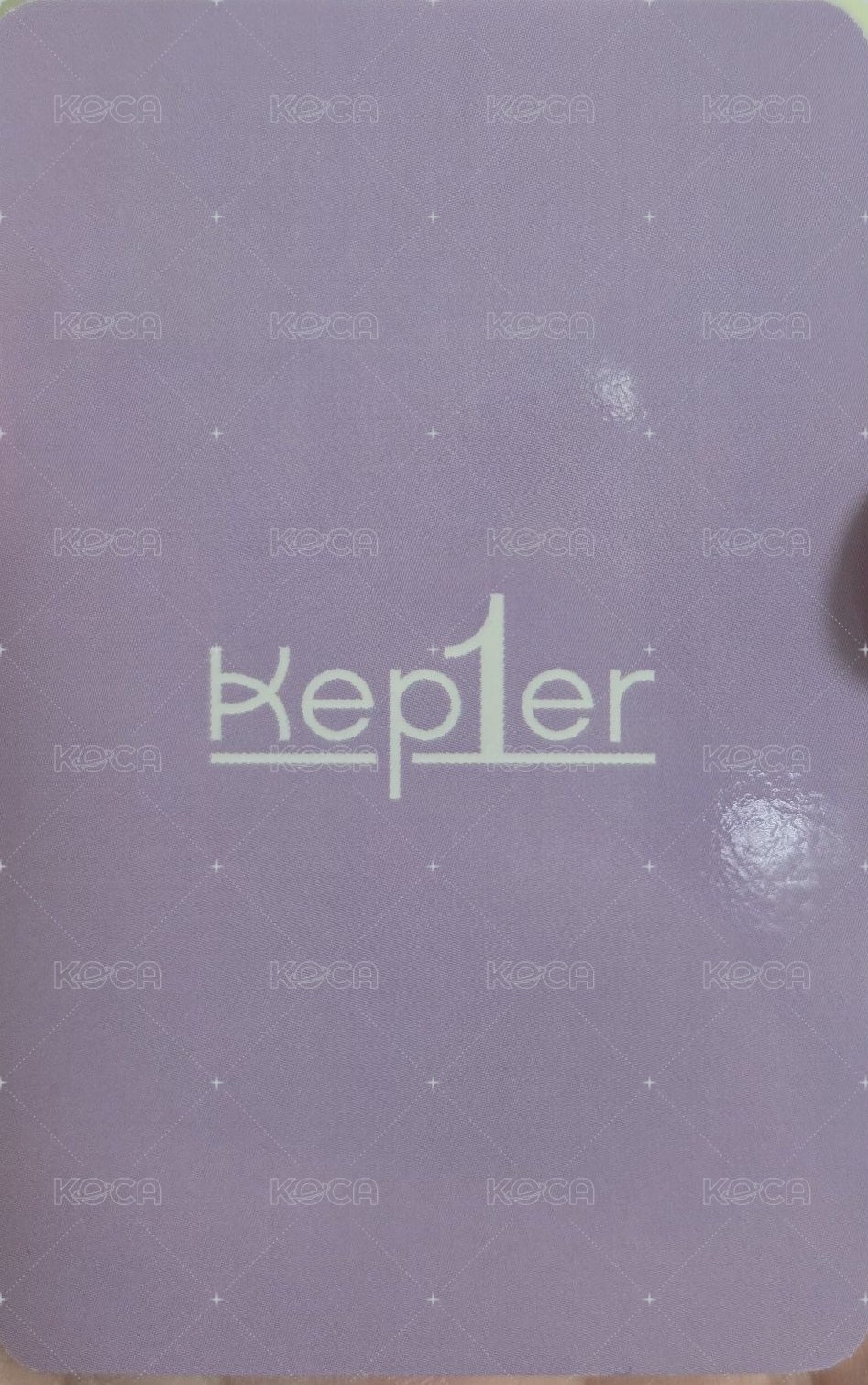 迷六   特典卡 KBS 跨年卡 小蛇卡 背面