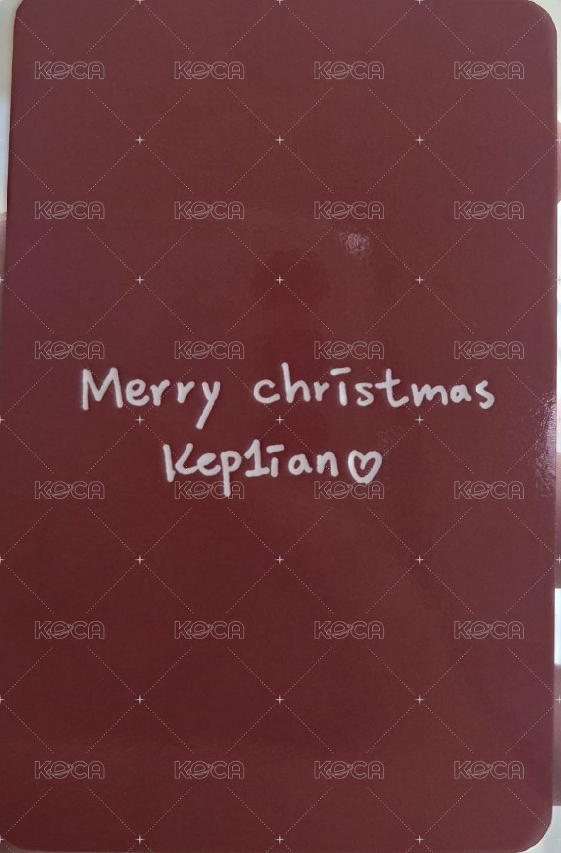 迷六   特典卡 聖誕派對 party fm 小鹿卡 背面