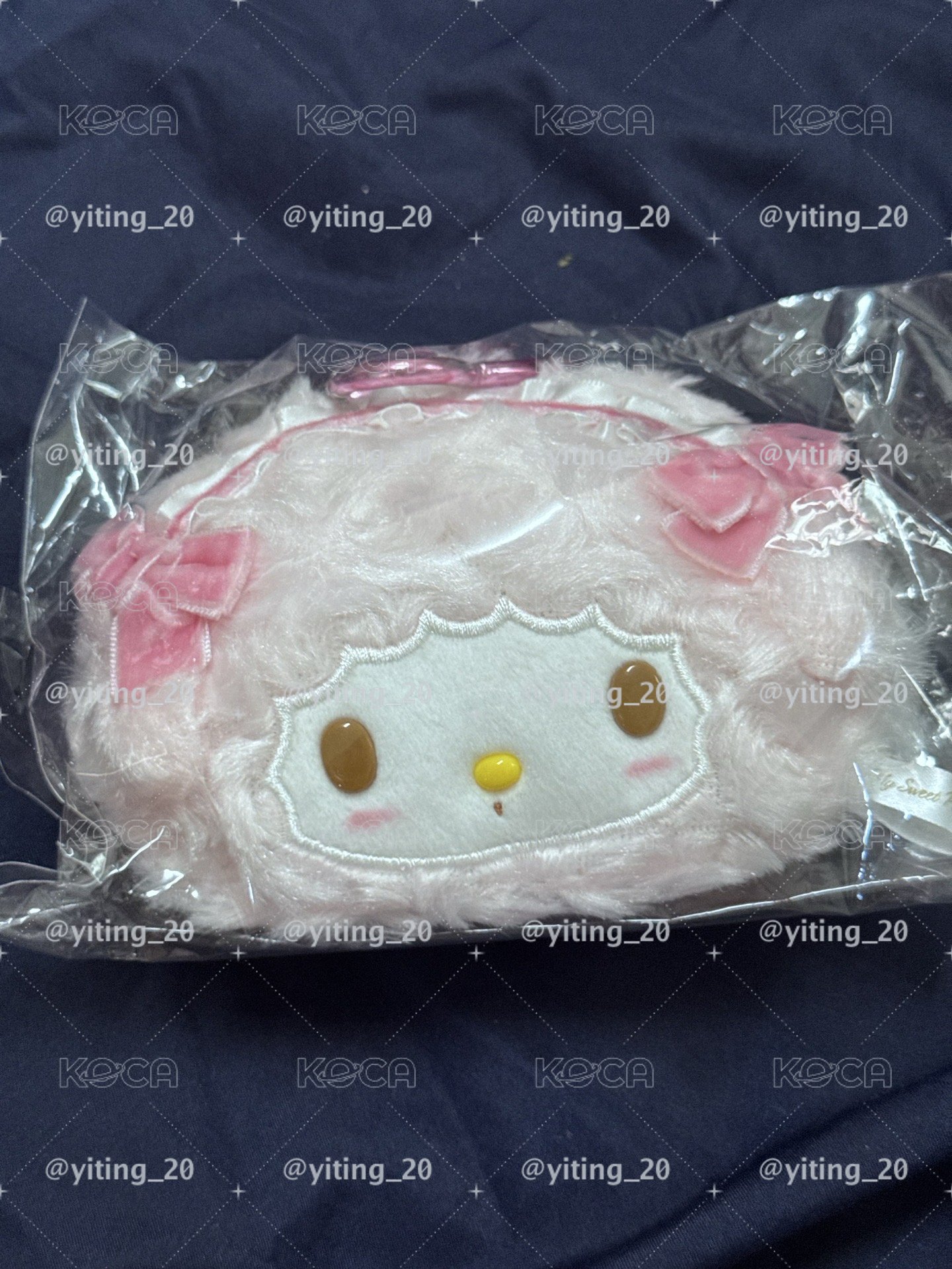 小羊 彼安諾 吊飾娃 錢包 手機掛繩 夾子