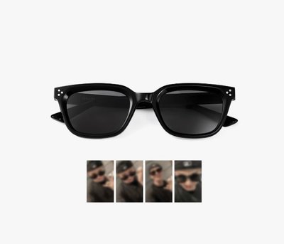 知勳生日禮墨鏡（綁花圈娃及徽章）