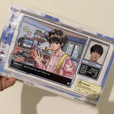 NCTWISH Log in明信片小卡組（全新未拆）