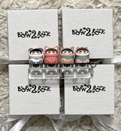 [現貨] 手工鍵帽一組 含鑰匙圈 拆擺 不含小卡