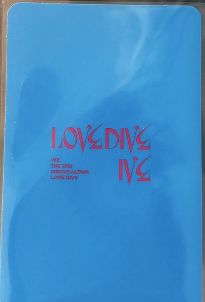 IVE rei love dive 專輯小卡