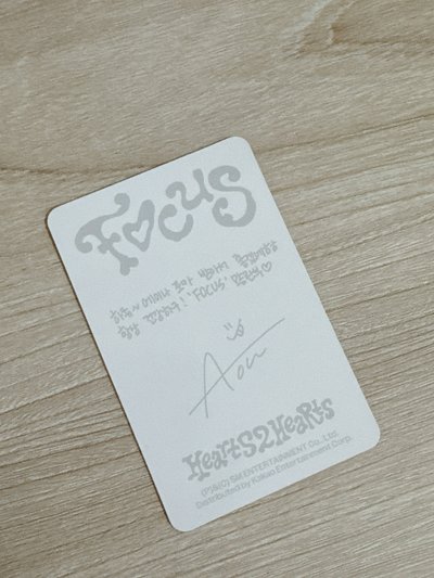 Focus 專輯卡 PB ver. A-na