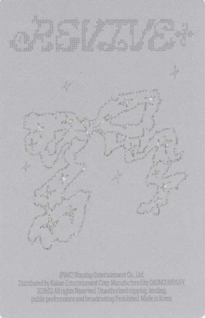 REVIVE+ 專輯卡 LOVED IVE ver. 背面