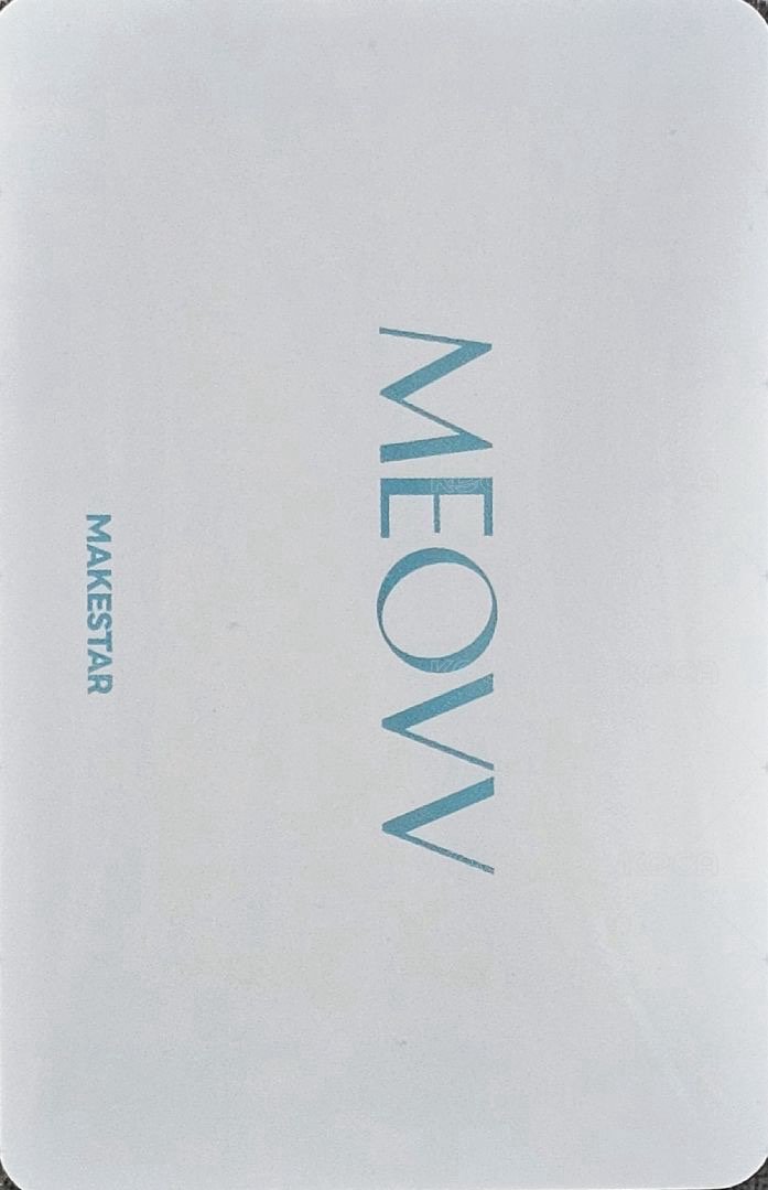 迷一 ms 線上2.0 簽售卡 1:1視訊合照 團卡 背面