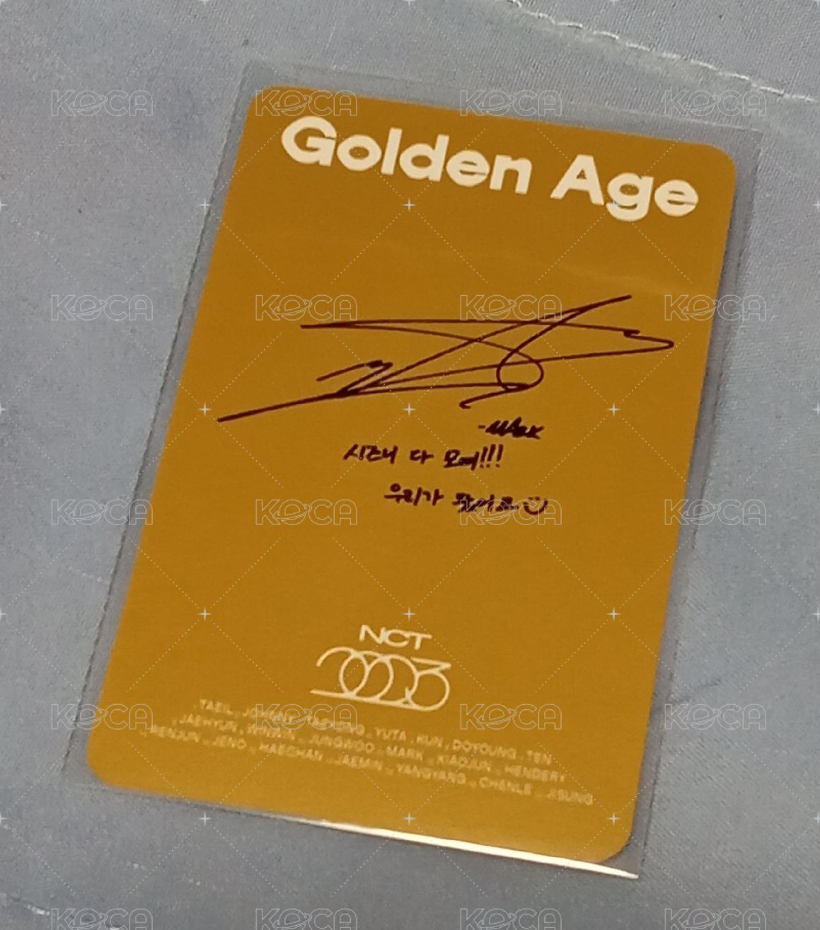 2023大隊 專輯卡  背面