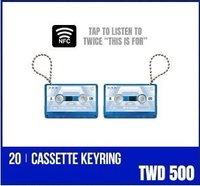 六巡 鑰匙圈吊飾 CASSETTE KEYRING 磁帶鑰匙圈 台北快閃