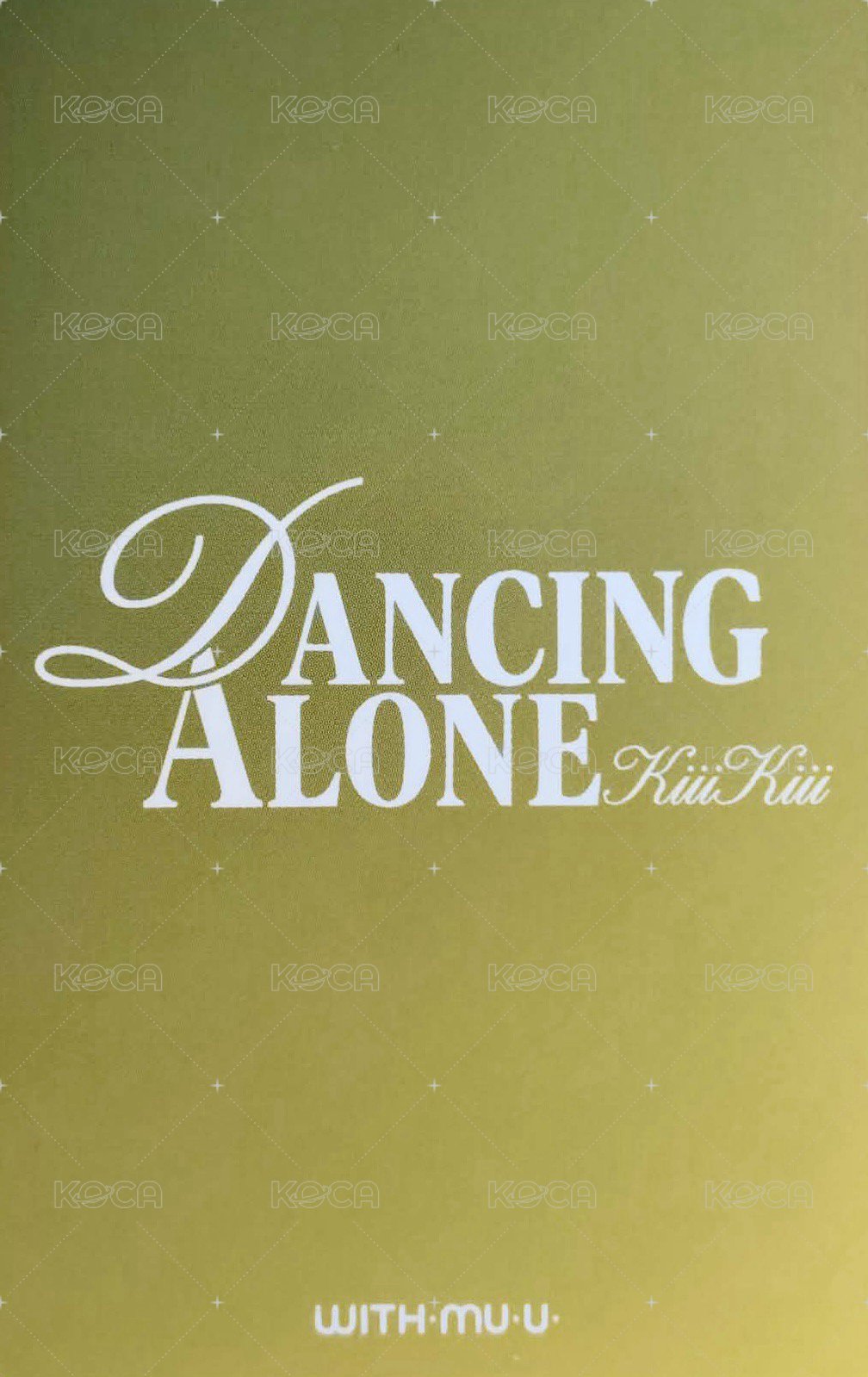 DANCING ALONG wm 5.0 簽售卡  背面