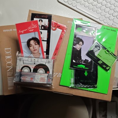 LEE KNOW 雜誌三本 箱雜誌兩份