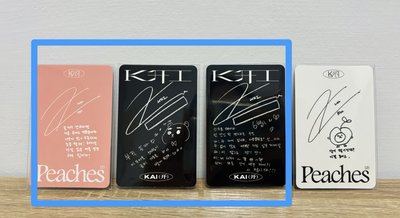 EXO KAI SOLO 專卡 小卡盤🐻