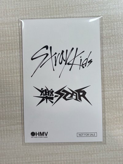 Straykids Felix 樂-star HMV特典卡 星星閃