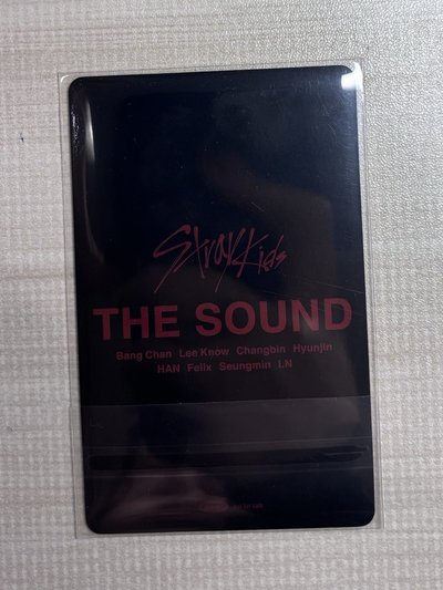 Straykids changbin 徐彰彬 The sound 埼玉入場卡 場限卡 