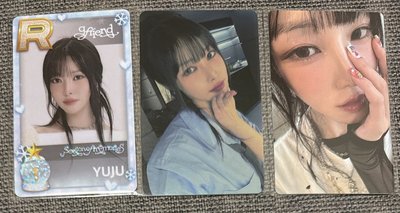 GFRIEND十週年 YUJU小盤 遊戲卡含明信片/幸運卡