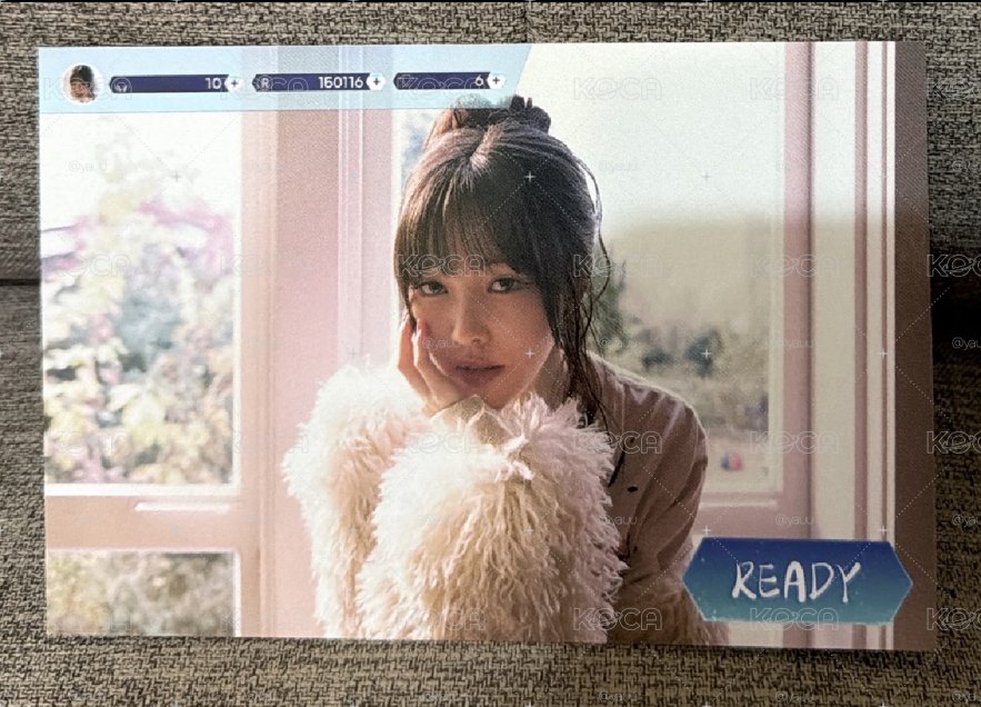 GFRIEND十週年 YUJU小盤 遊戲卡含明信片/幸運卡