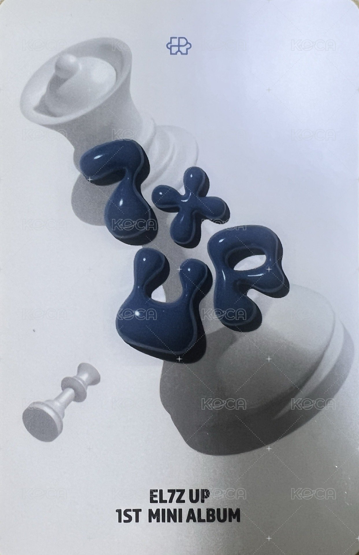 1st mini album [7+UP] Queen ver. 專輯卡  背面