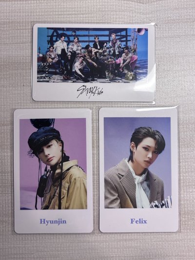 Straykids Hyunjin Felix The sound 周邊卡 小卡組三張合售