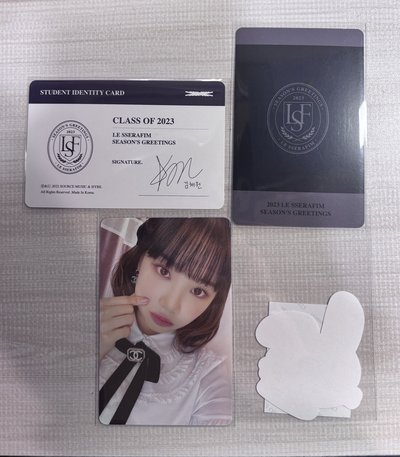LE SSERAFIM 金采源 年曆卡 小卡套組 合售