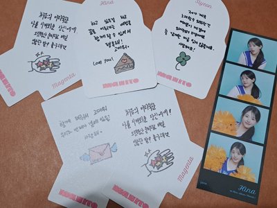 QWER 迷一 迷二 迷三 證件照 貼紙 留言卡 四格卡 明信片 證件照