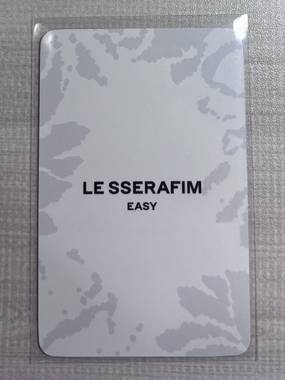 LE SSERAFIM 金采源 EASY MK簽售卡