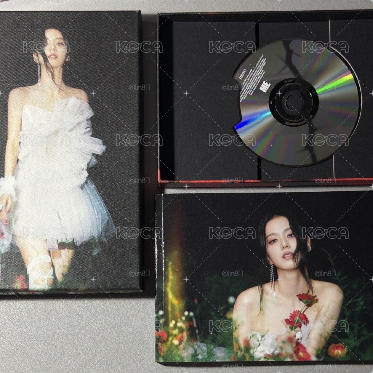 Jisoo ME 紅版 黑版 專輯 兩本一起