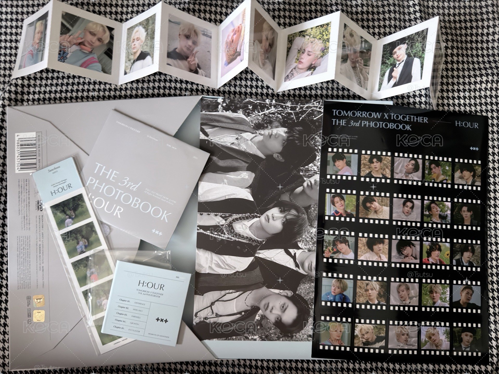 (現貨 可當日寄出）TXT 有休寧摺頁 THE 3RD PHOTOBOOK H:OUR in Suncheon