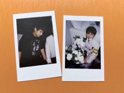 （現貨 兩張不拆）seventeen 早期拍立得 JUN 文俊輝 捧花俊