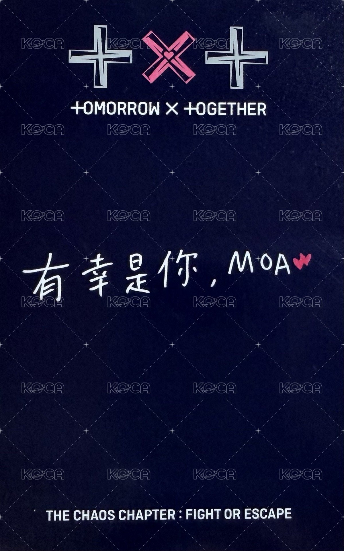 FOE yzy 1.0 簽售卡  背面