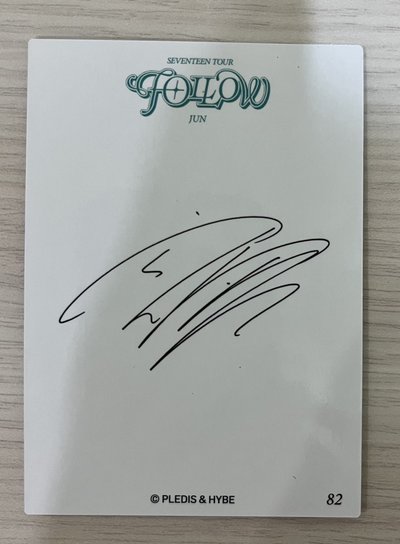 FOLLOW卡包卡no.82-俊