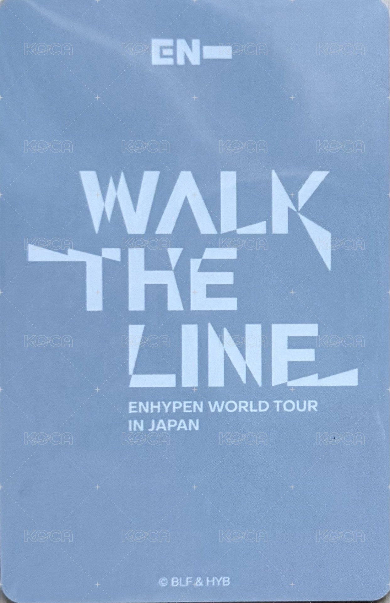 WTL世巡 日巡 滿額卡  背面