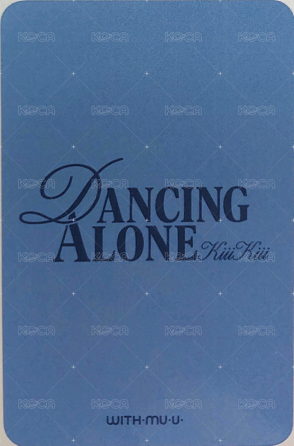 DANCING ALONG wm 6.0 簽售卡  背面