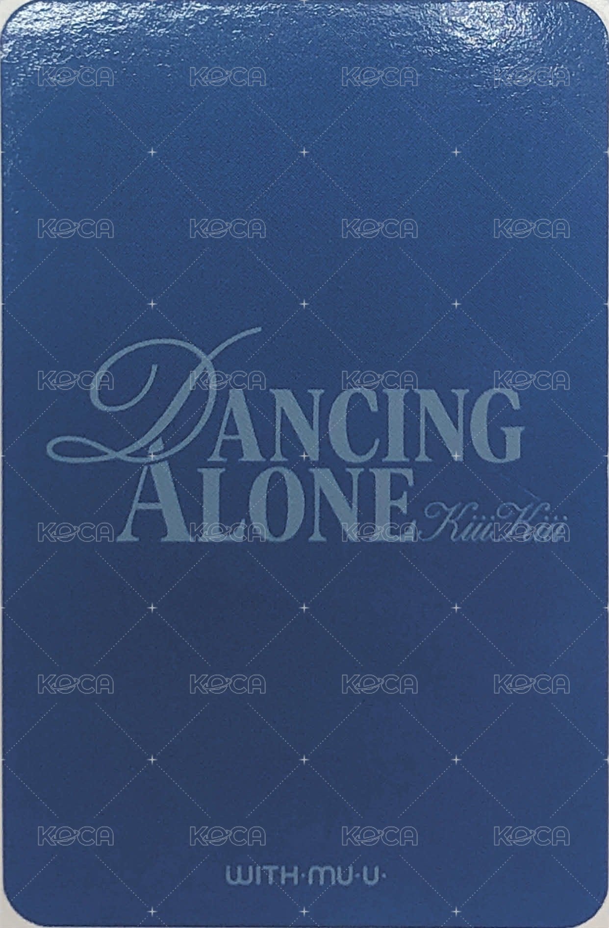 DANCING ALONG wm 3.0 簽售卡  背面