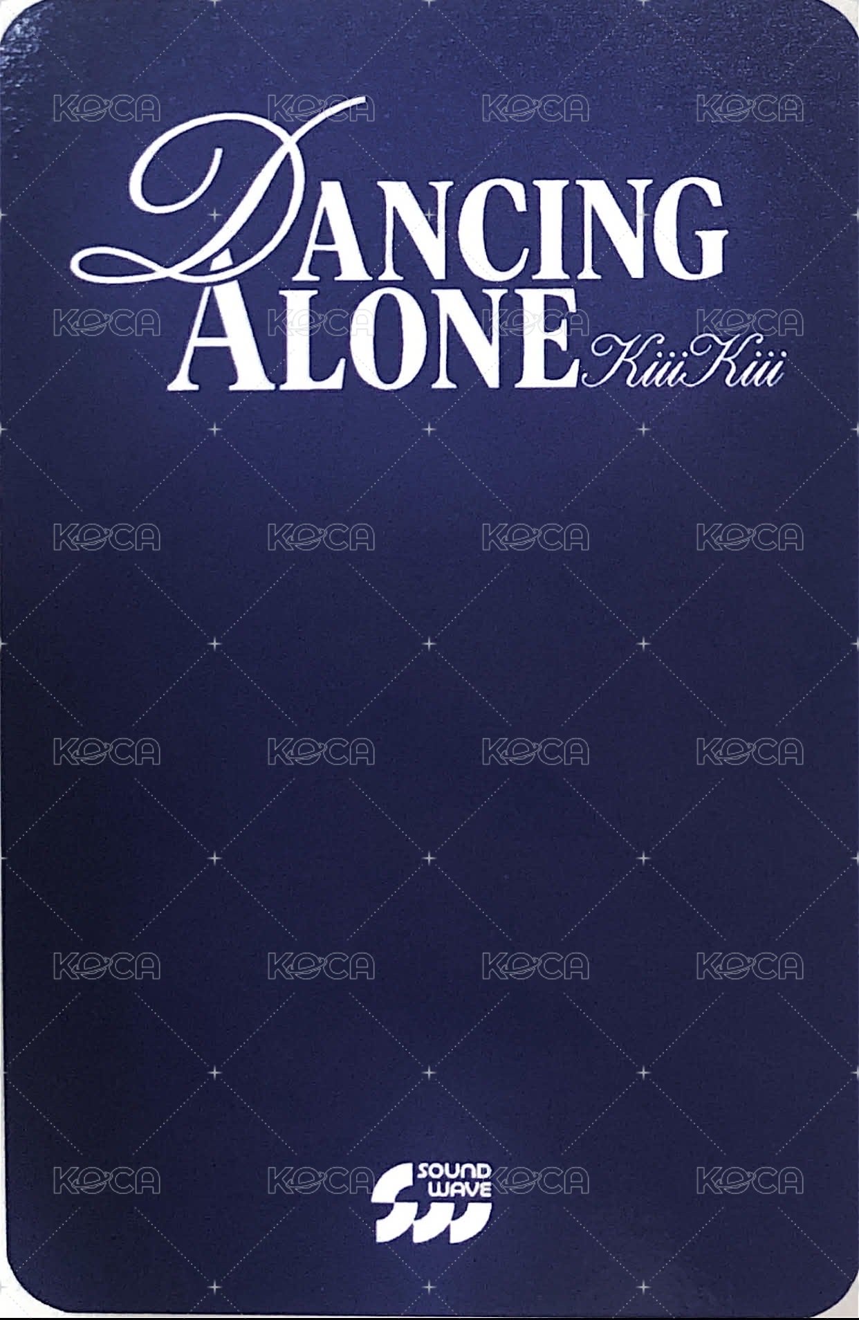 DANCING ALONG sw 2.0 簽售卡  背面