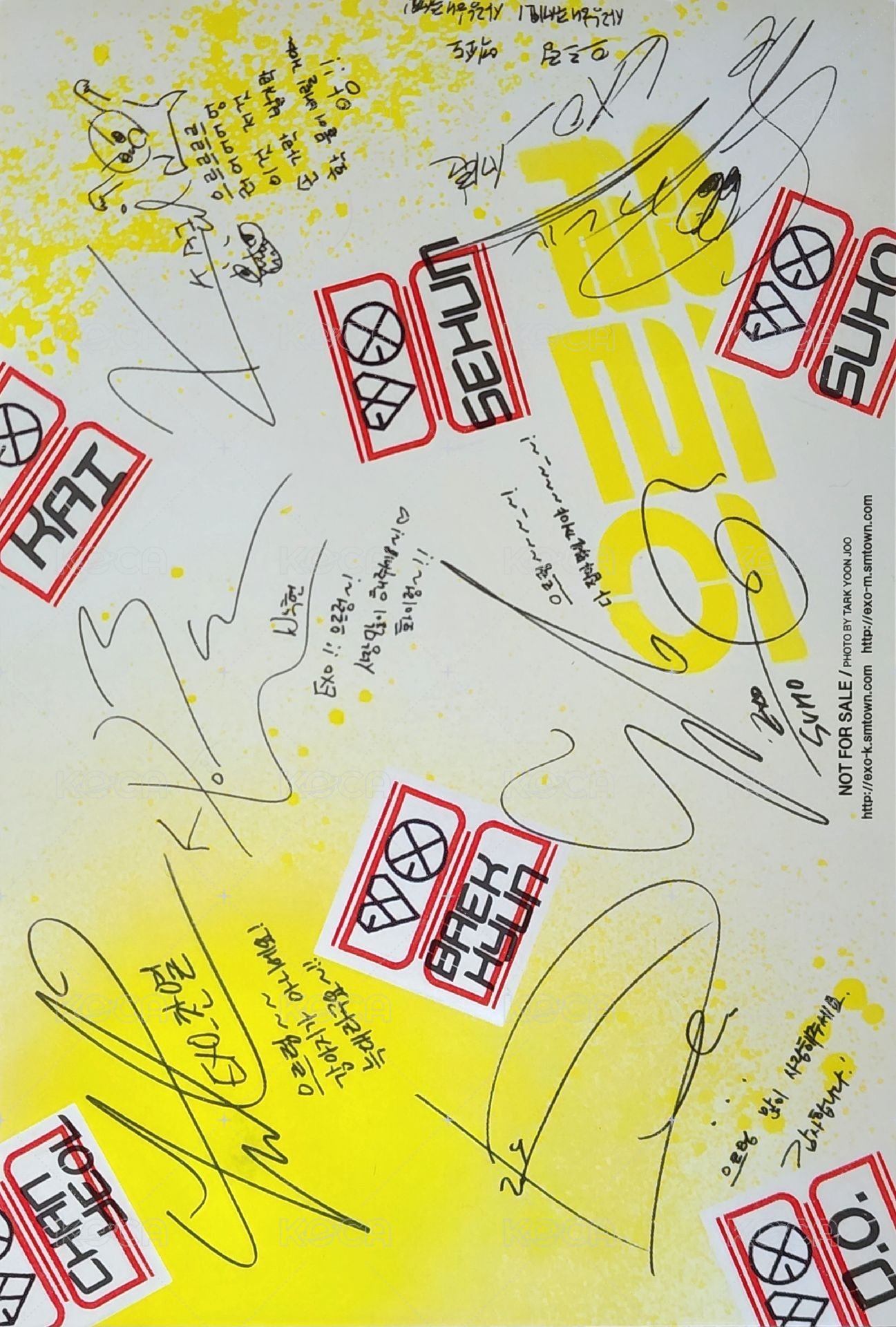 GROWL 專輯卡  背面